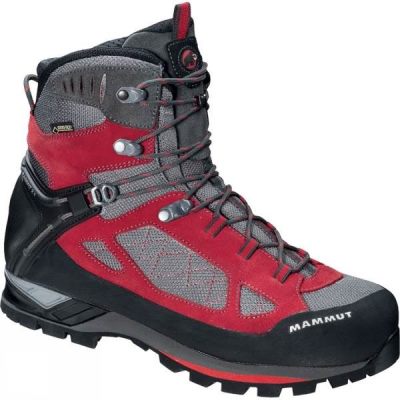 Botas Mammut Alto Guide High GTX Hombre Gris / Rojas - Chile HVT857206